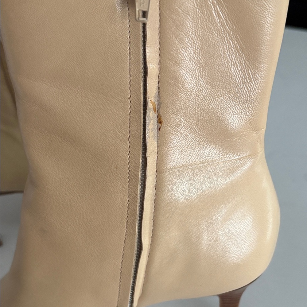 Gianni Bini Butter Cream Heeled Boots sz 91/2 - Picture 5 of 6